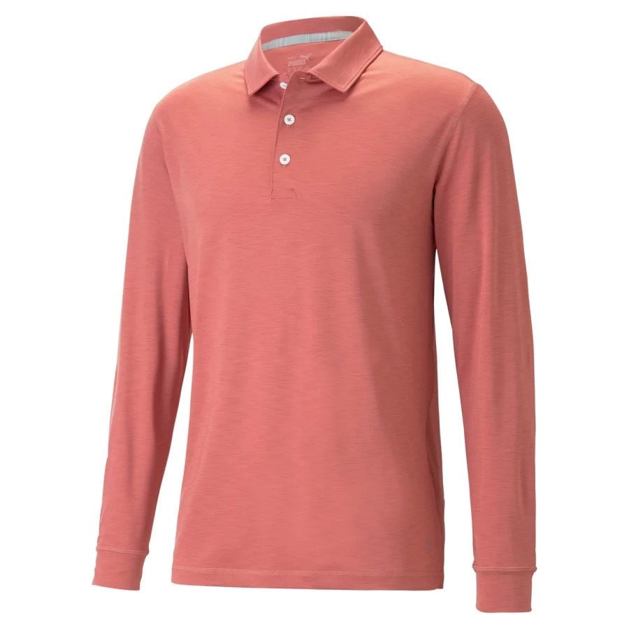 Áo golf nam tay dài PUMA 53910605 YouV Long Sleeve Polo Heartfelt
