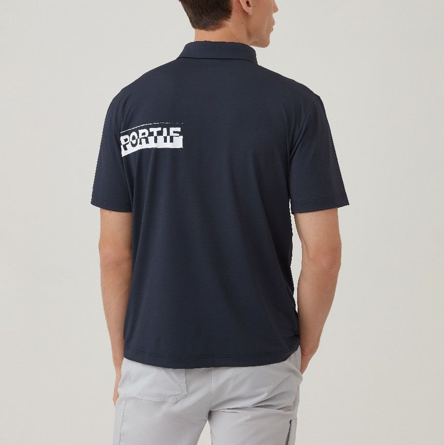 Áo golf tay ngắn nam GO121MTS36-NAVY | Lecoq