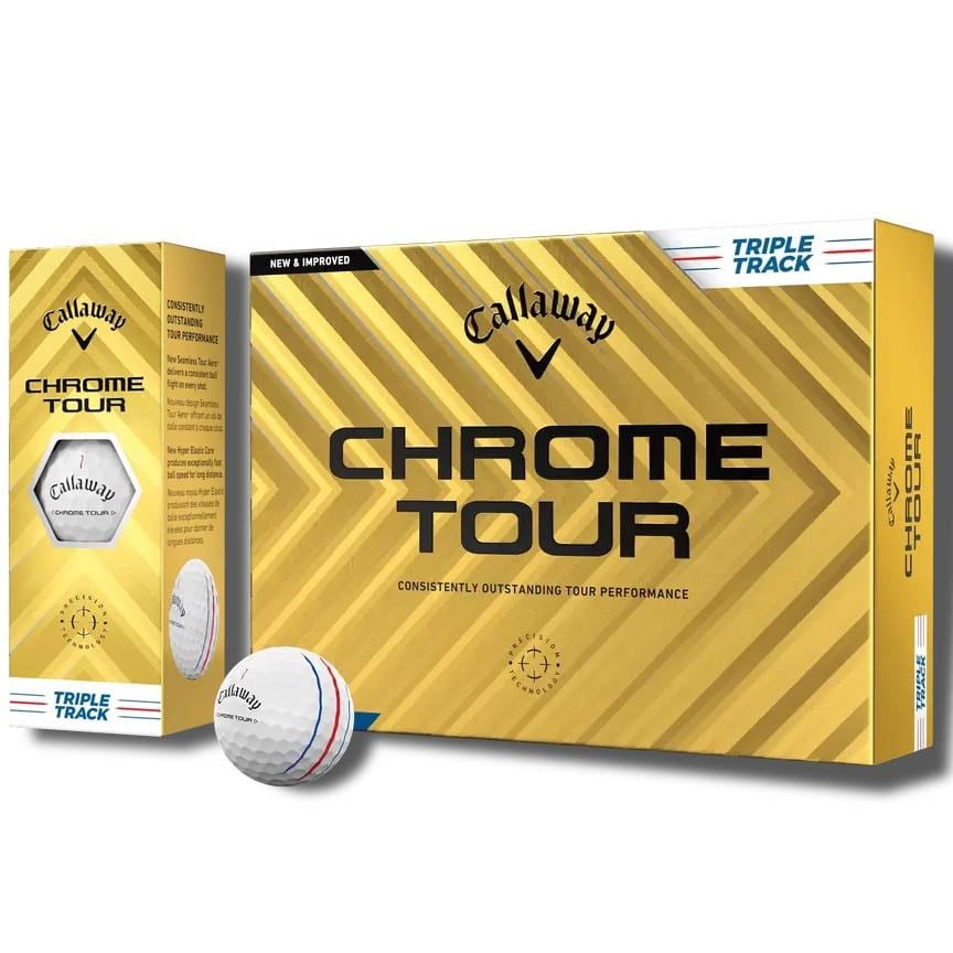 Hộp 12 bóng golf CHROME TOUR 24 TRIPLE TRACK | CALLAWAY