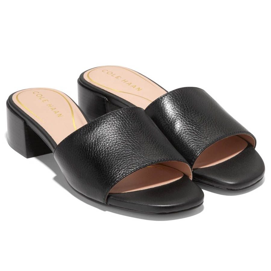 Giày dép nữ CALLI S.BAND BLK HEEL SDL 40MM W26941 | COLE HAAN | SALE T