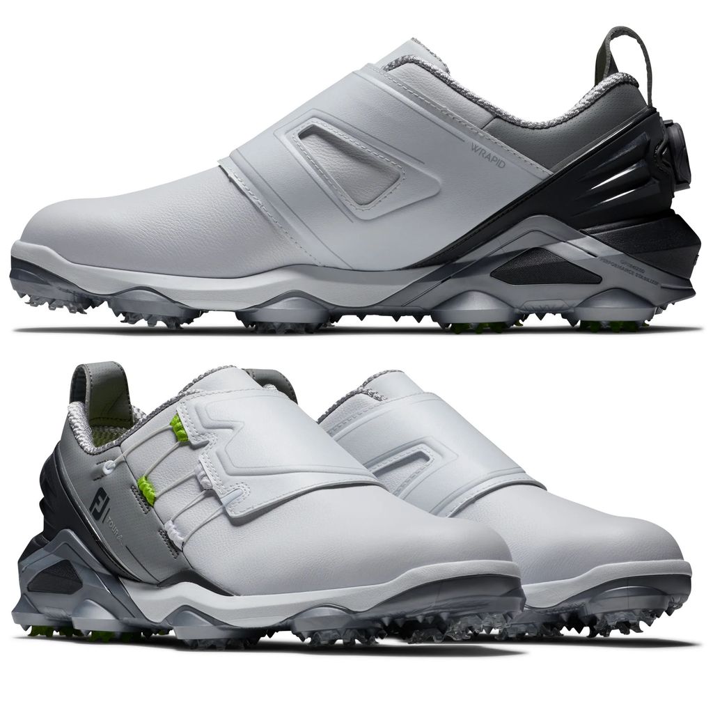 Giày golf nam FootJoy FJ 55509 CS M TOUR ALPHA BOA WT/GR/CHR