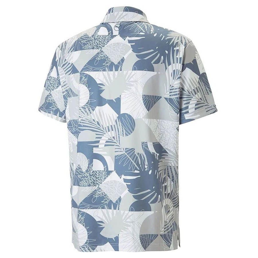 Áo golf nam tay ngắn 53875701 Mattr Geo Polo Evening Sky-Nvy Blz | PUM