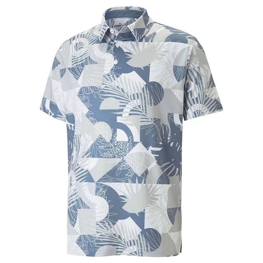 Áo golf nam tay ngắn 53875701 Mattr Geo Polo Evening Sky-Nvy Blz | PUM