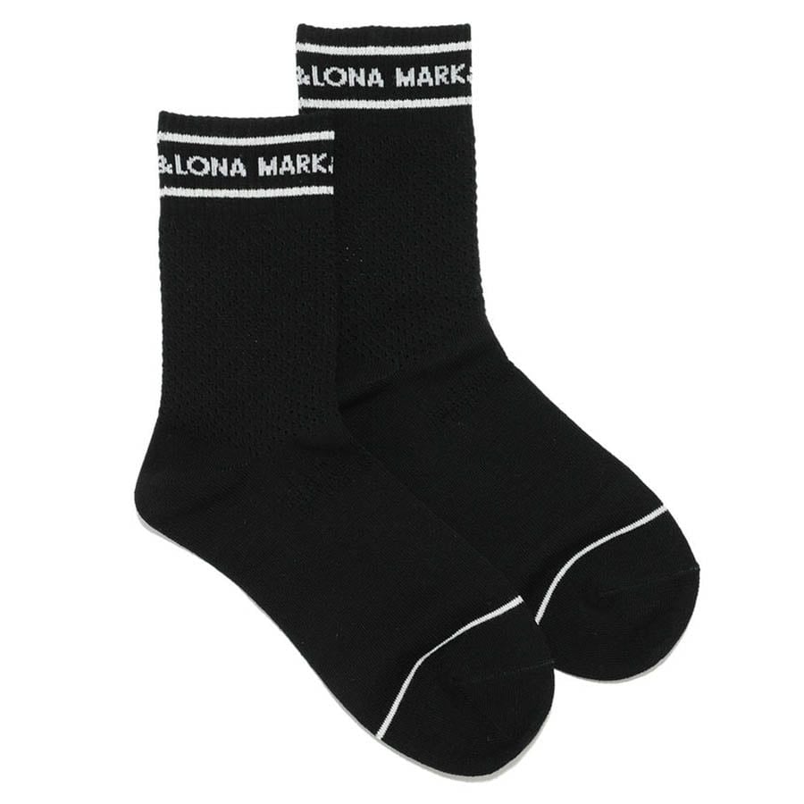 Vớ golf nữ Quasar Crew MLF-4A-FS73 Black | MARK & LONA