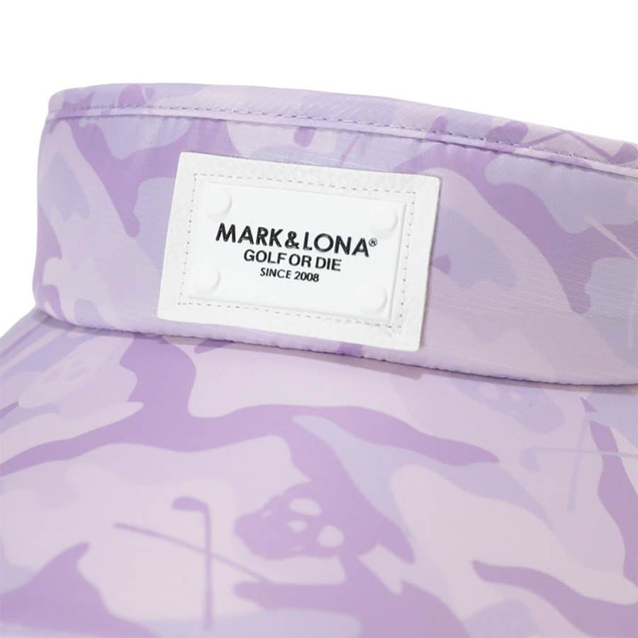 Mũ nửa đầu nữ visor Gauge Ribbon MLF-4B-FC18 Lavender | MARK & LONA