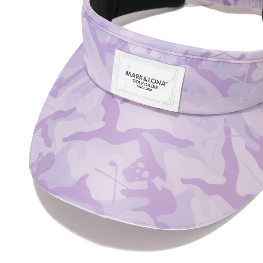 Mũ nửa đầu nữ visor Gauge Ribbon MLF-4B-FC18 Lavender | MARK & LONA