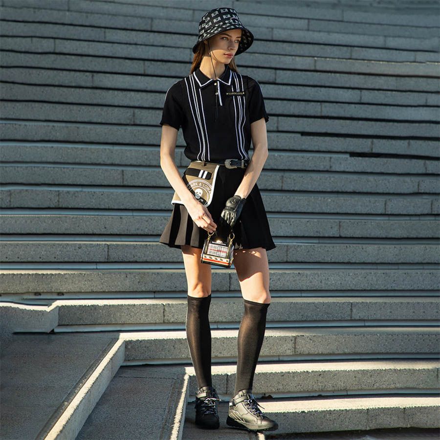 Váy golf nữ Fleur MLW-4A-AE01 Black | MARK & LONA