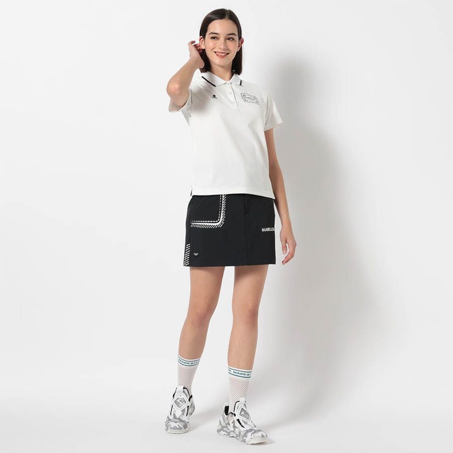 Váy golf nữ Enigma MLW-4B-AE08 Black | MARK & LONA