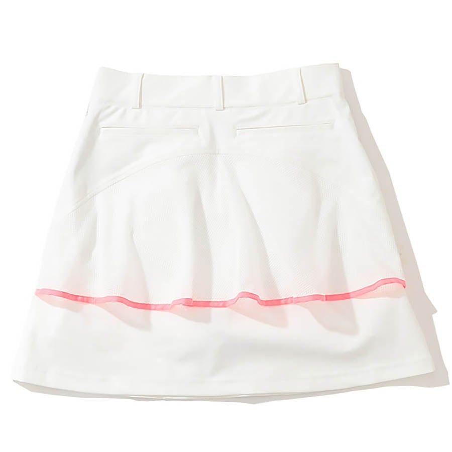 Váy golf nữ Pave Frilled Back MLW-4B-AE09 White | MARK & LONA