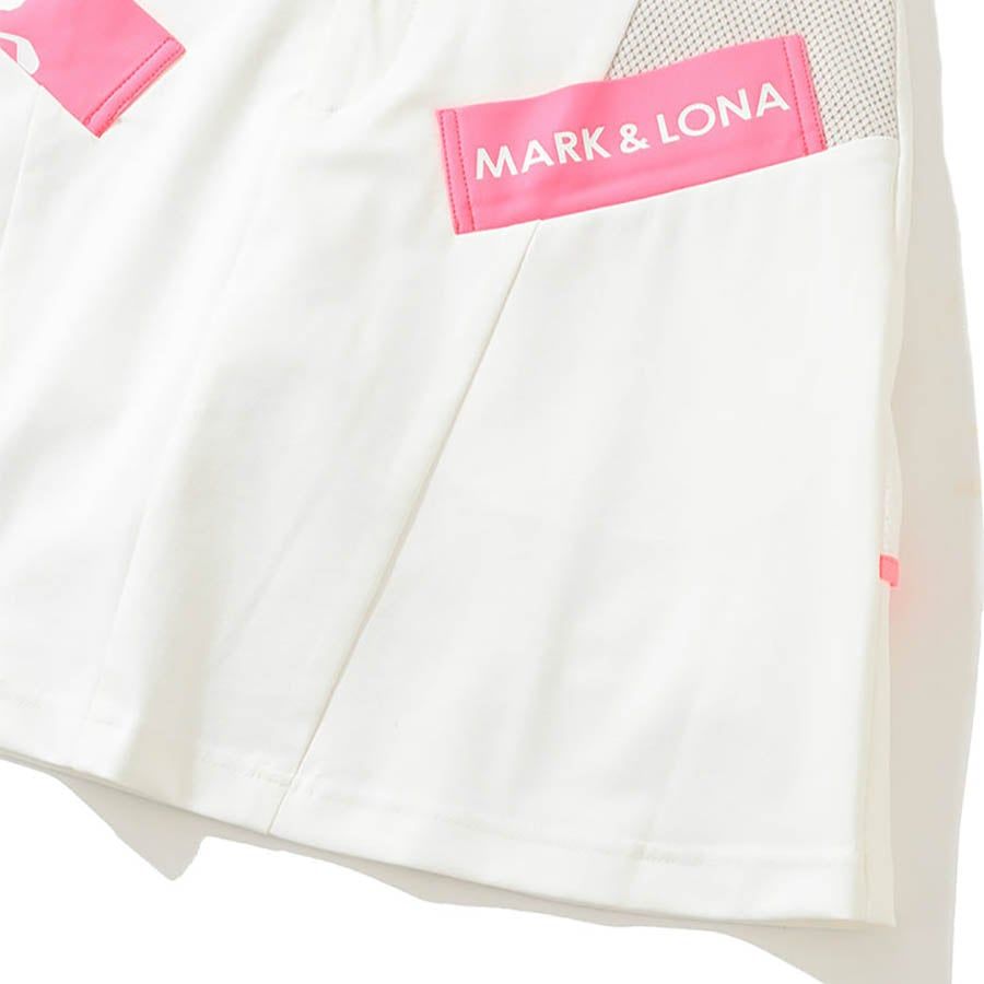 Váy golf nữ Pave Frilled Back MLW-4B-AE09 White | MARK & LONA