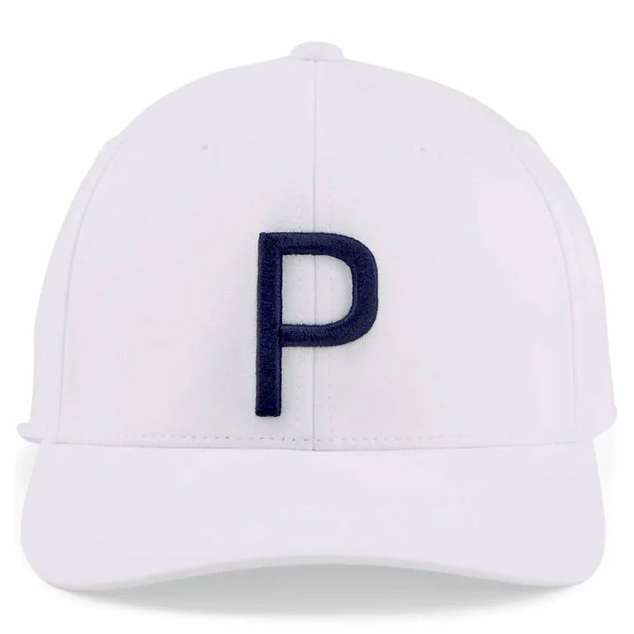 Mũ kết golf P Cap White/Navy 02442207 | Puma