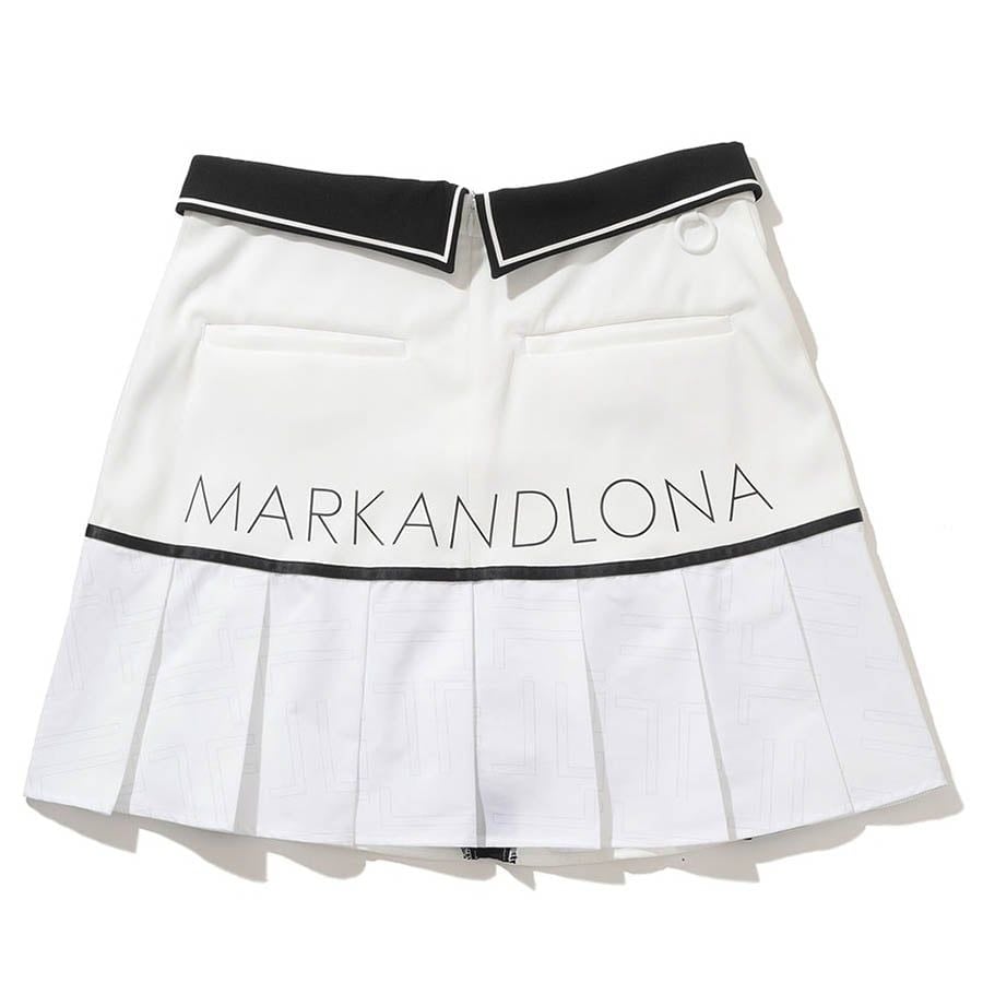 Váy golf nữ SCP Pleats MXW-4B-AE01 White | MARK & LONA
