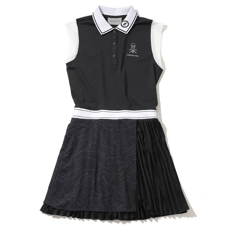 Váy golf nữ liền thân SCP Polo Dress MXW-4B-AO02 Black | MARK & LONA
