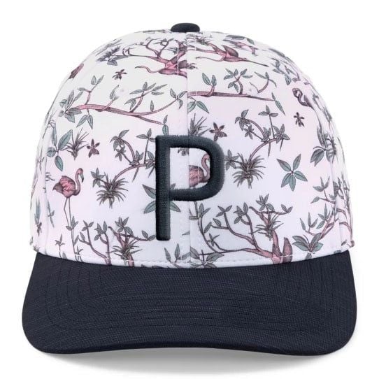 Nón kết golf Lagoon P Cap 02452201 hoa văn hồng hạc | Puma
