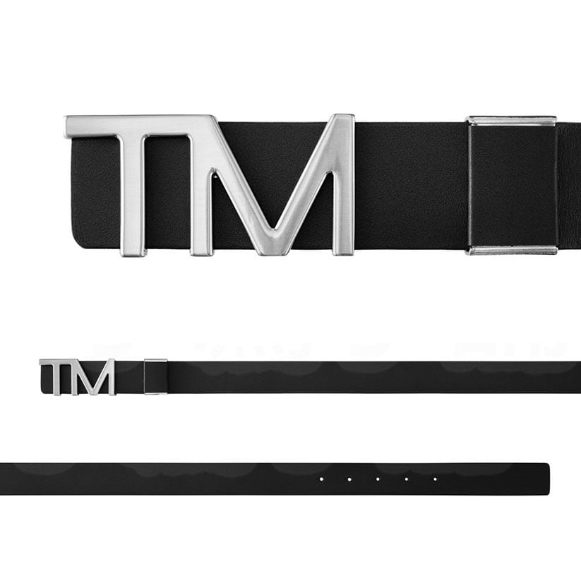 Thắt lưng da 2USBE-TJ052 White N9455001 | Taylor Made
