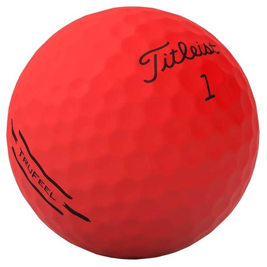 Hộp 12 bóng golf TruFeel 2 lớp 2024 Matte Red | Titleist