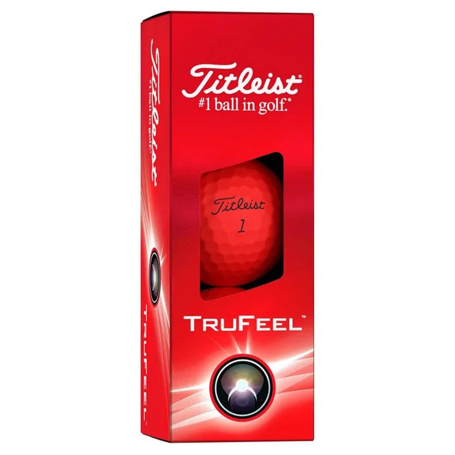 Hộp 12 bóng golf TruFeel 2 lớp 2024 Matte Red | Titleist