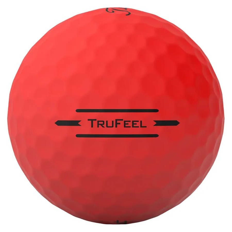Hộp 12 bóng golf TruFeel 2 lớp 2024 Matte Red | Titleist