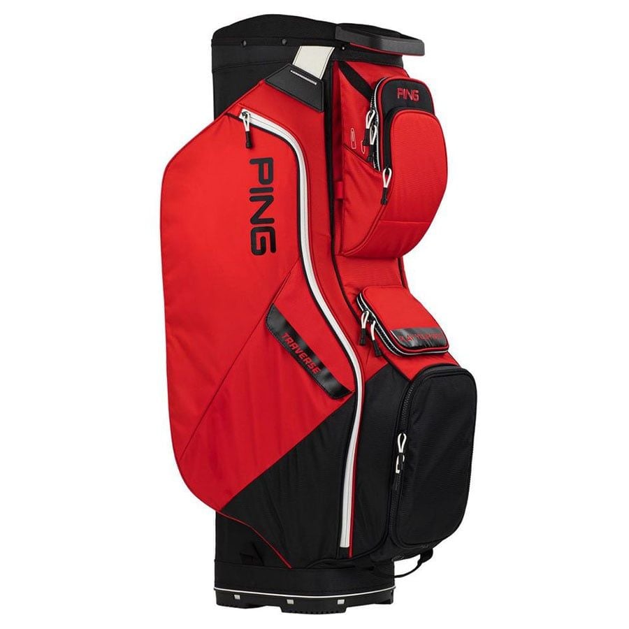 Túi gậy golf BAG,ASSEMBLED,TRAVERSE 214  DS RED/BLACK/WHITE 35463-112