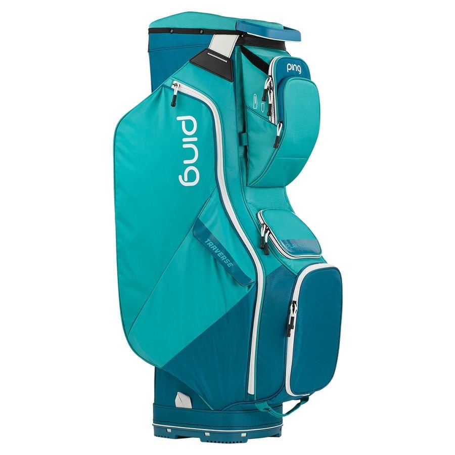 Túi gậy golf BAG,ASSEMBLED,TRAVERSE 214  DS TEAL/MOROCCAN BLUE/WHITE 3