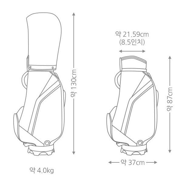 Túi gậy golf có bánh xe và tay kéo 2022 SC Q1 100450 | PING
