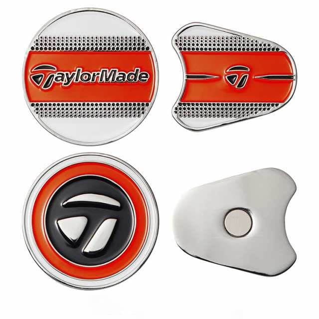 U26088 | Ball marker đôi Stripe Twin | Stripe Twin Marker SET | Orange