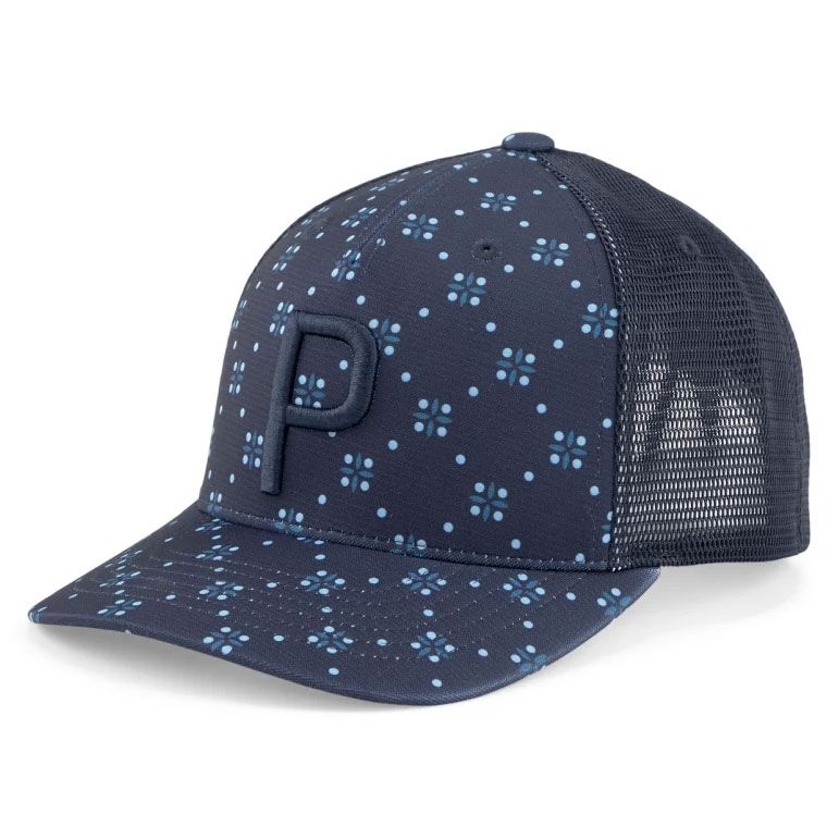 Mũ kết golf 02452902 Rochester P Cap Navy Blazer-Tropical Aqua | Puma