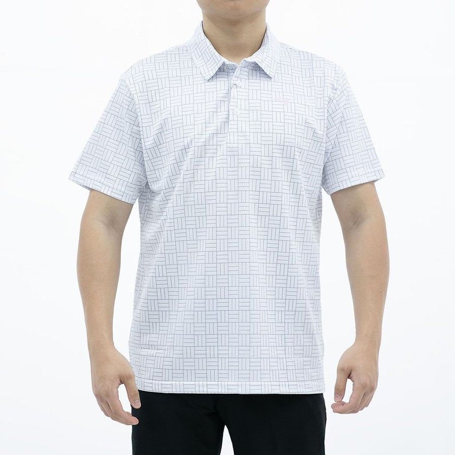 Áo golf nam tay ngắn SASHIKO CHECKED PRINT 52SA300501 | Mizuno | SALE