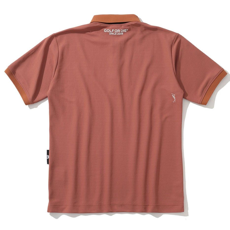 Áo golf nam tay ngắn Ace MLM-4B-AP07 Brown | MARK & LONA