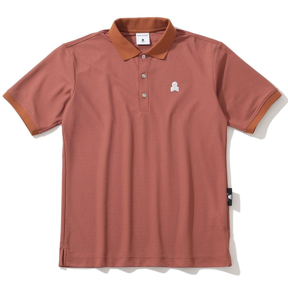 Áo golf nam tay ngắn Ace MLM-4B-AP07 Brown | MARK & LONA