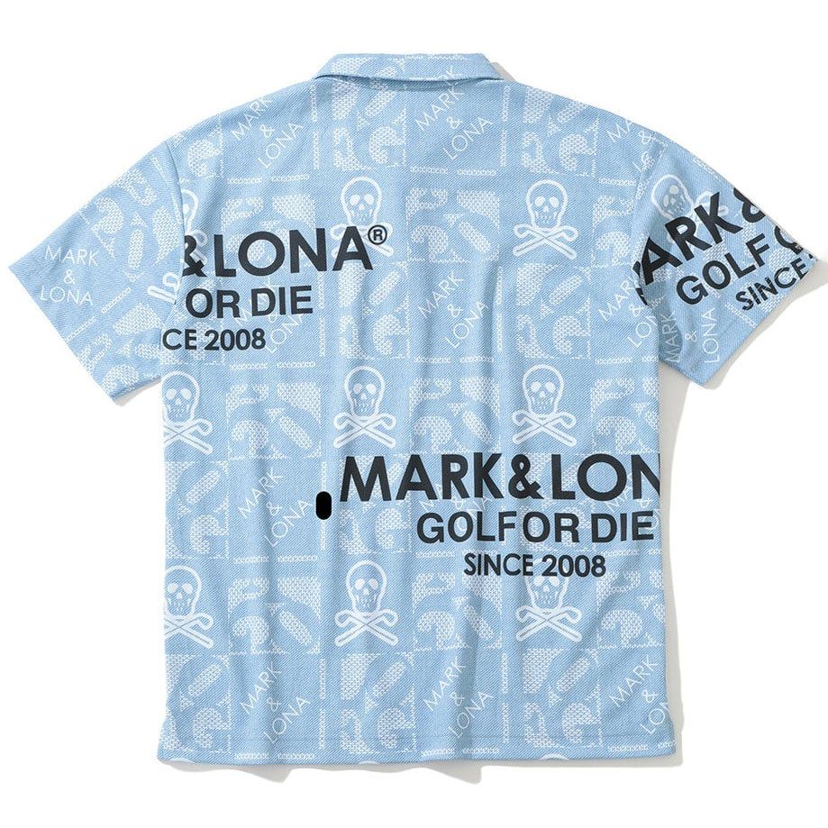Áo golf nam tay ngắn FLOG Collar MLM-4A-AP04 Blue | MARK & LONA