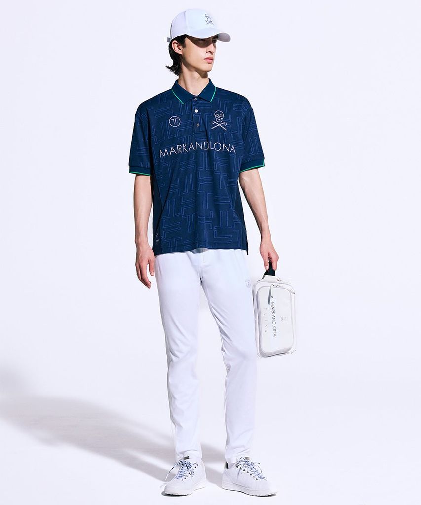 Áo golf nam tay ngắn OVP Polo MXM-4B-AP01 Navy | MARK & LONA