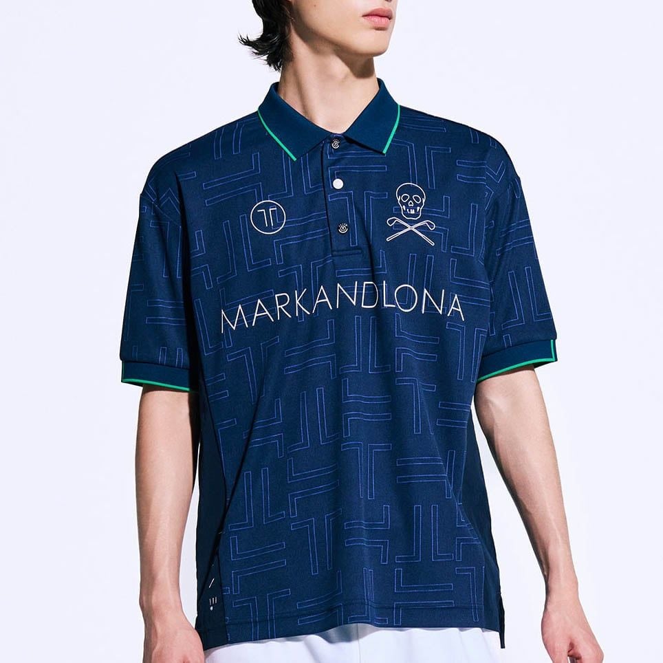 Áo golf nam tay ngắn OVP Polo MXM-4B-AP01 Navy | MARK & LONA