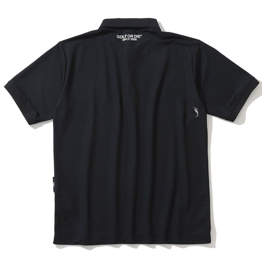Áo golf nam tay ngắn Pixel MLM-4B-AP10 Black | MARK & LONA