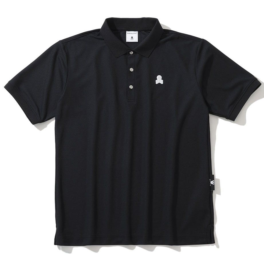 Áo golf nam tay ngắn Pixel MLM-4B-AP10 Black | MARK & LONA