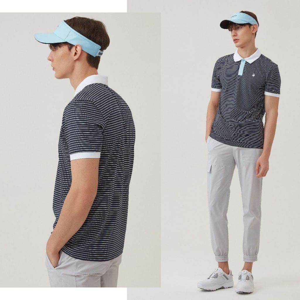Áo golf tay ngắn nam GO121MTS33-DGEN | Lecoq
