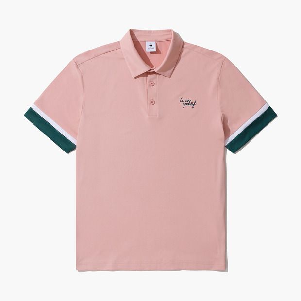 Áo golf tay ngắn nam GO221MTS45-SPNK | Lecoq
