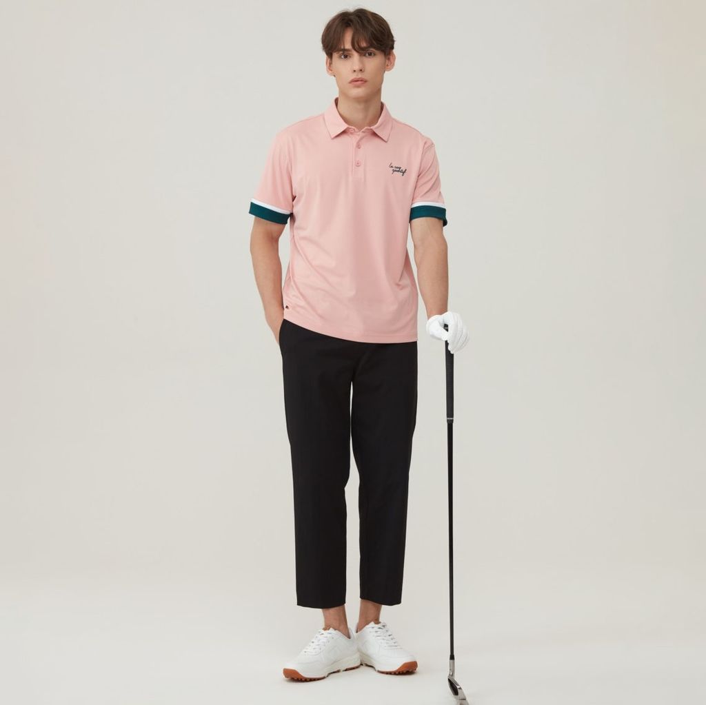 Áo golf tay ngắn nam GO221MTS45-SPNK | Lecoq