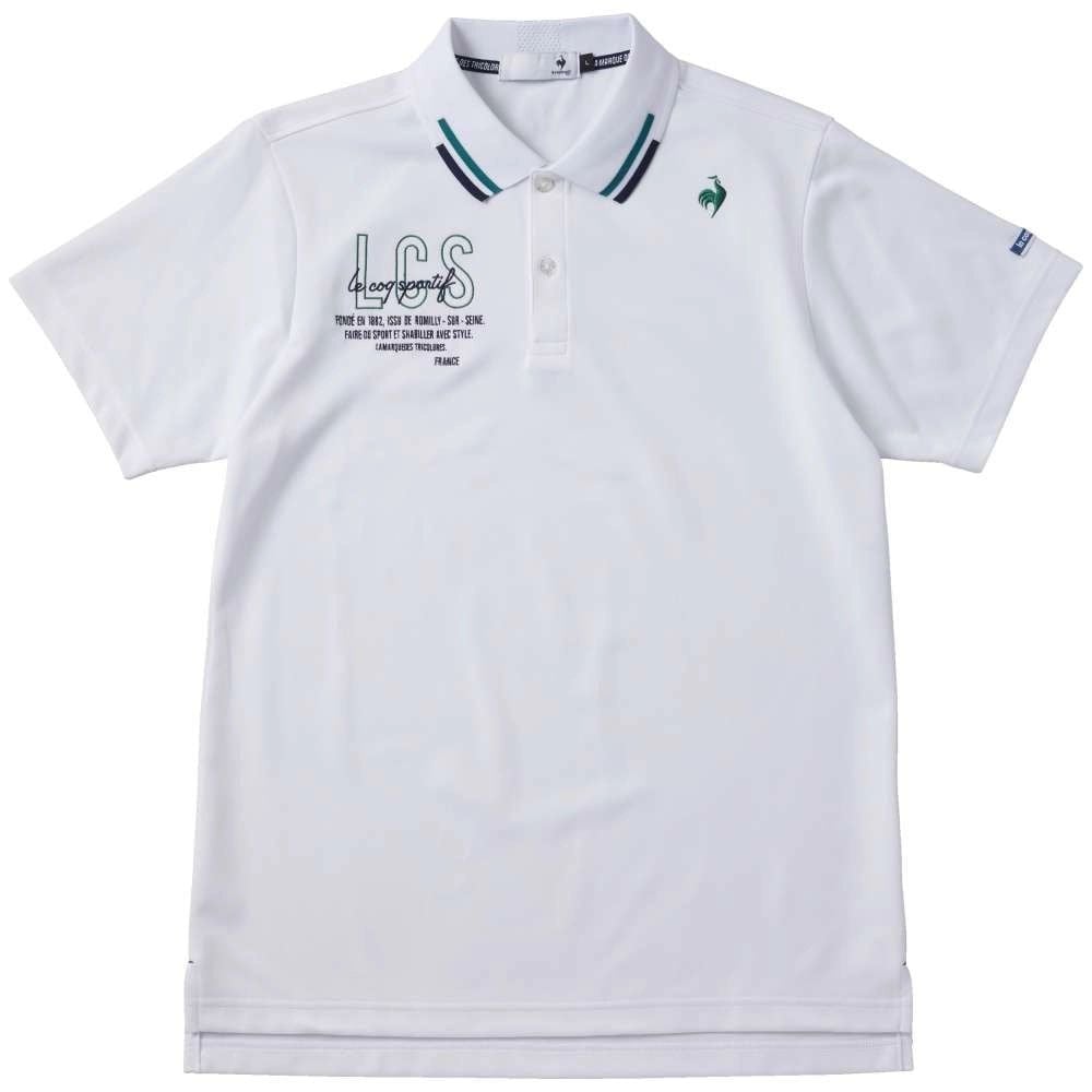 Áo golf tay ngắn nam QGMVJA11V-WH00 | Lecoq