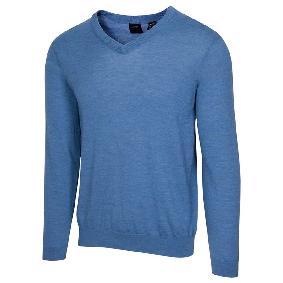 Áo golf nam tay dài G7F21S160_SLBH GENERATION VNECK SWEATER SLBH | Gre