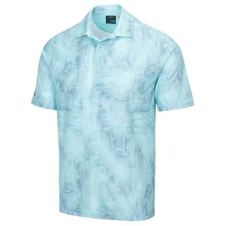 Áo golf nam tay ngắn G7S21K553_SEGB SEA GLASS POLO | Greg Norman