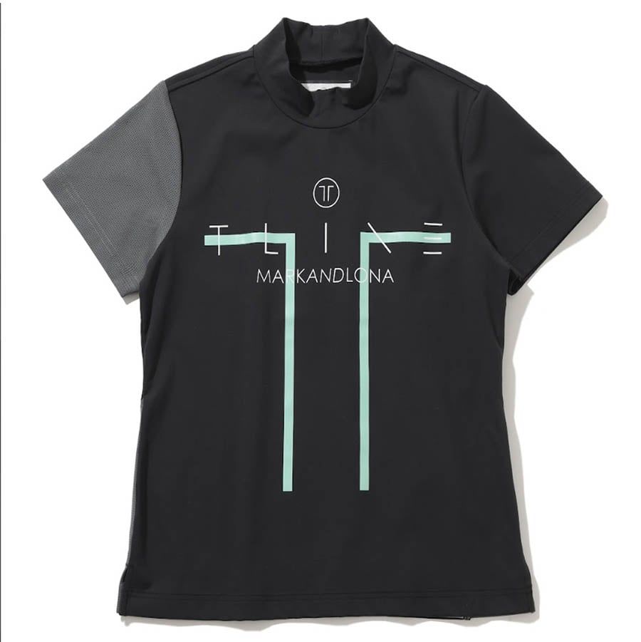 Áo golf nữ tay ngắn DTM Mock Tee MXW-4B-AA01 Navy | MARK & LONA