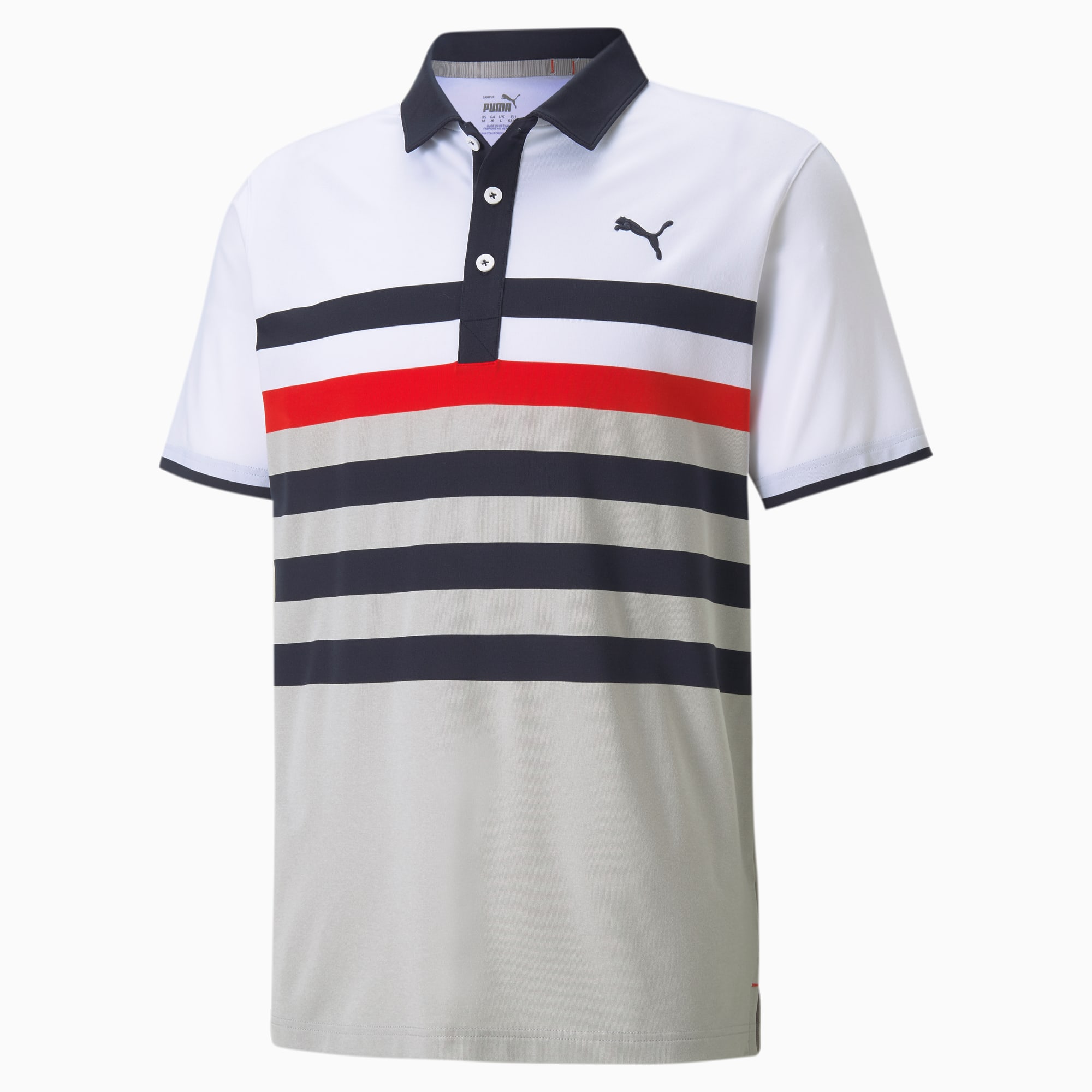 Áo golf nam tay ngắn PUMA 59911501 MATTR One Way Polo Navy BlazerHigh