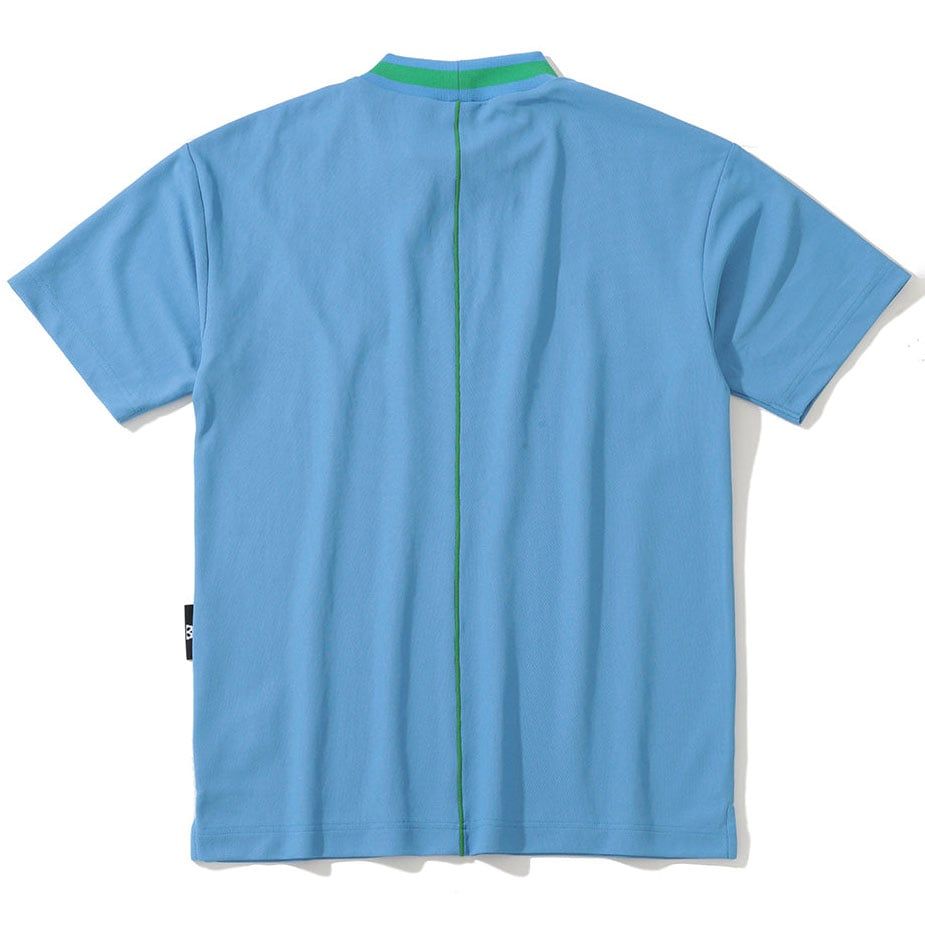 Áo thun nam cổ tròn tay ngắn Nerve Mock MLM-4B-AA09 Lt Blue | MARK & L