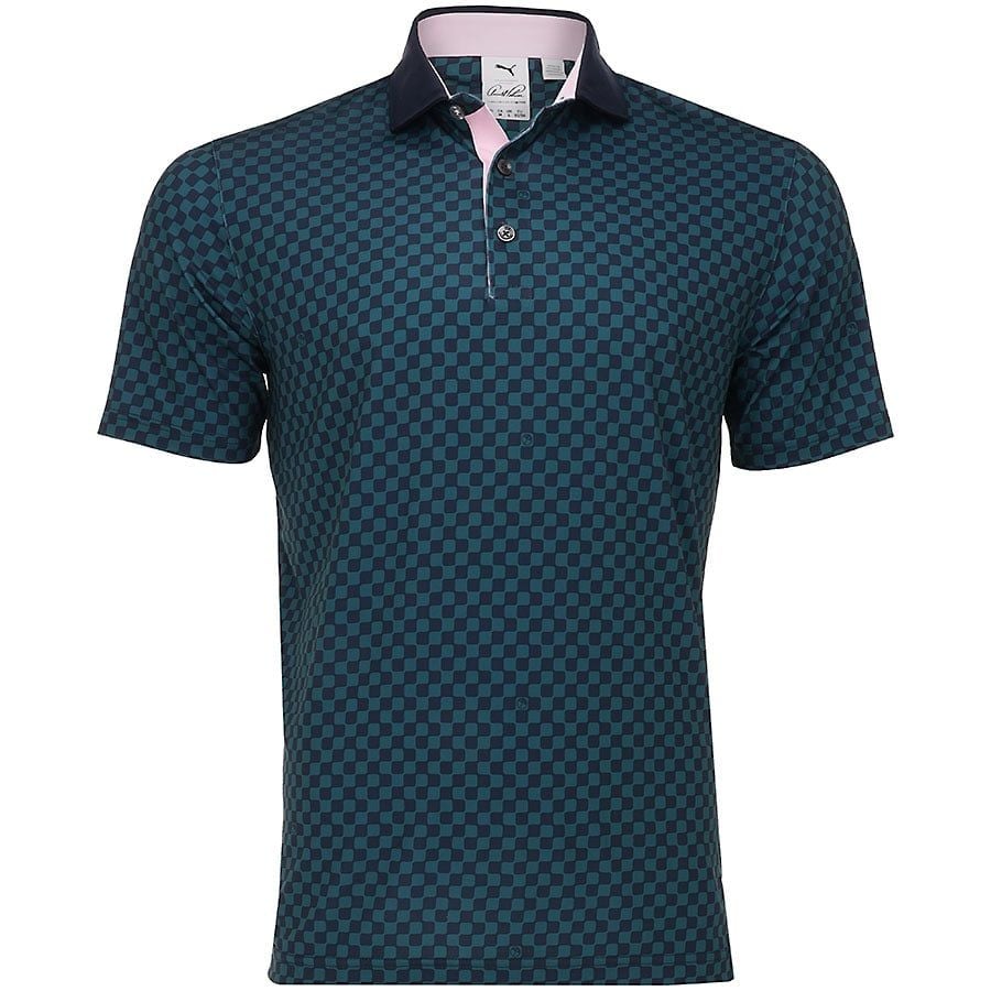 Áo golf tay ngắn nam PUMA X AP MATTR CHECKERED 62394904 | PUMA