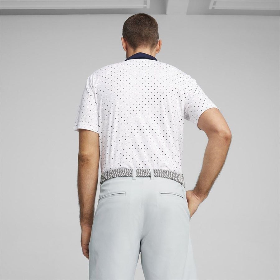 Áo golf tay ngắn nam PURE GEO 62447402 | PUMA