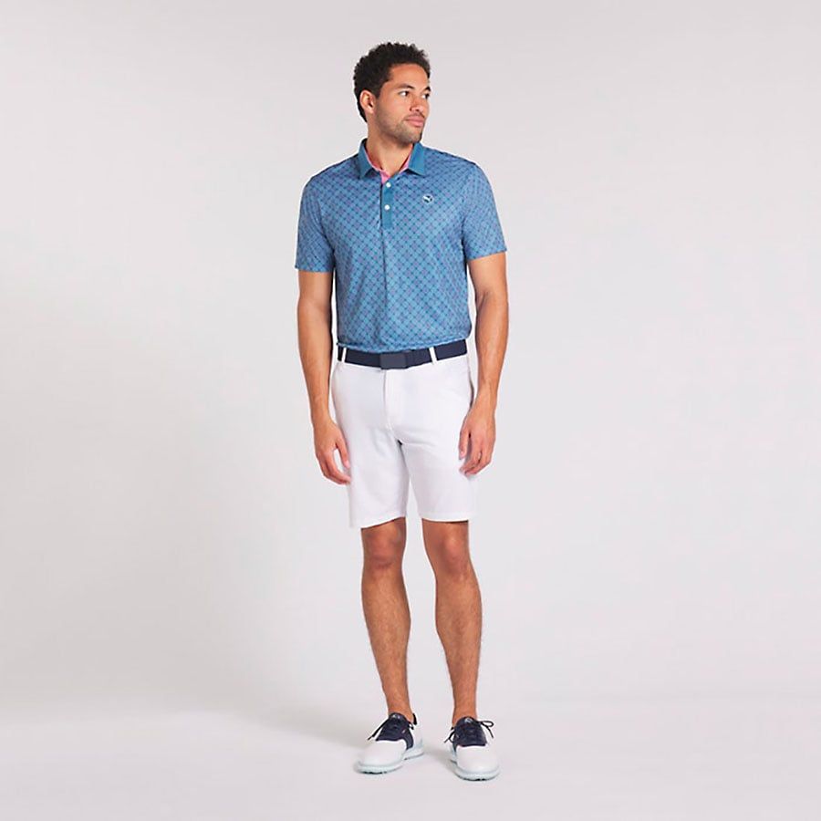 Áo golf tay ngắn nam PURE MONOGRAM 62498206 | PUMA