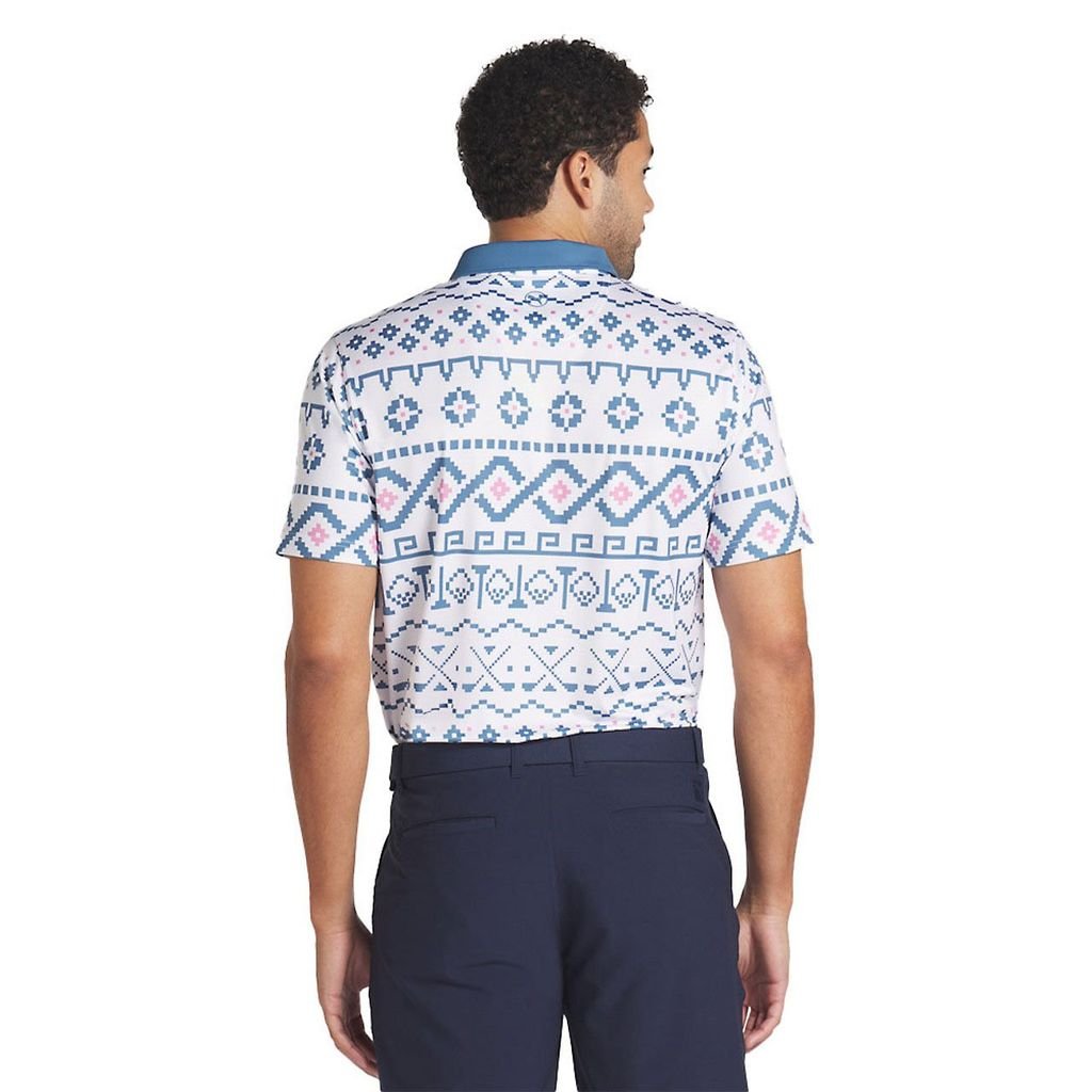 Áo golf tay ngắn nam FAIR ISLE PRINT 62683601 | PUMA