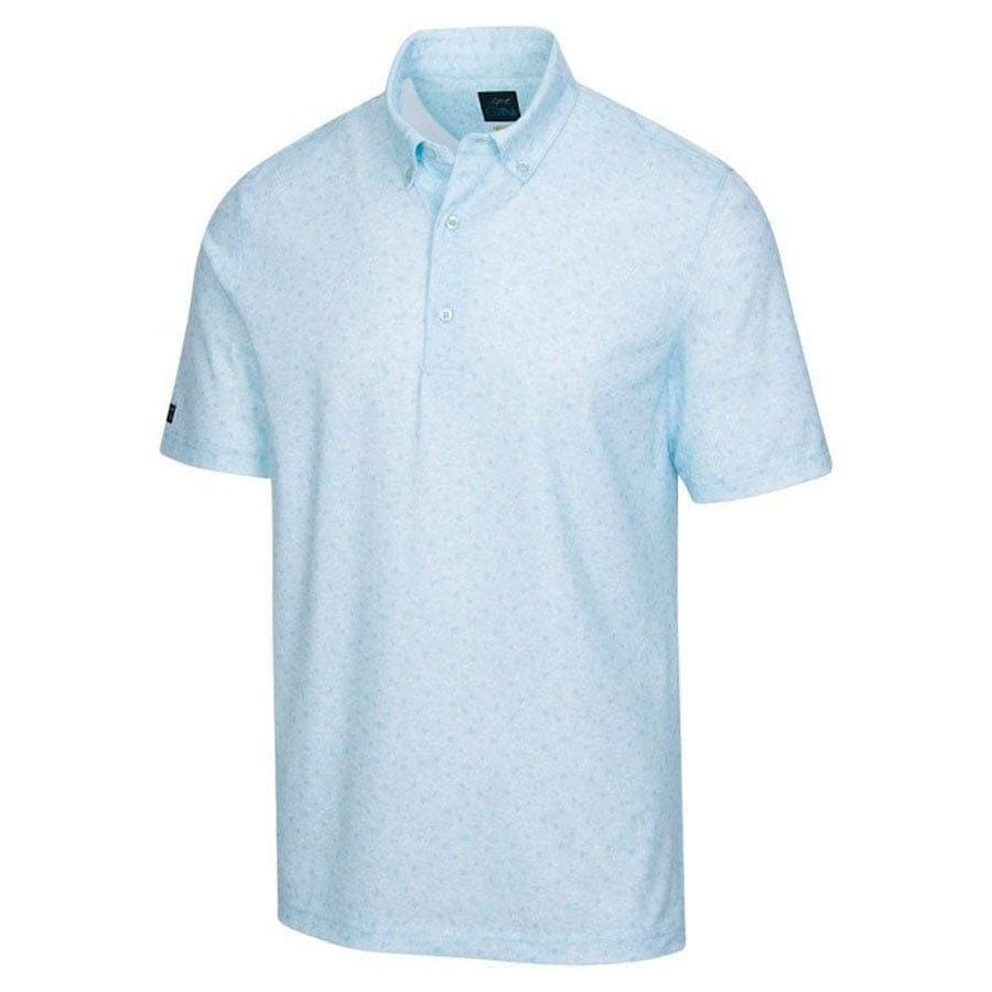 Áo golf tay ngắn nam POLO - ICY FALLS G7S22K513_ICFL | Greg Norman | S