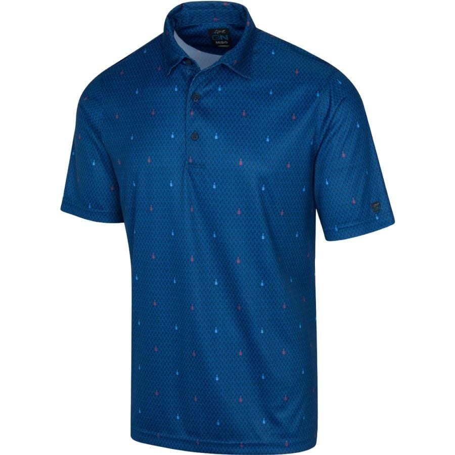 Áo golf tay ngắn nam POLO - LIBERTY BLUE G7S23K561_LIBU | Greg Norman
